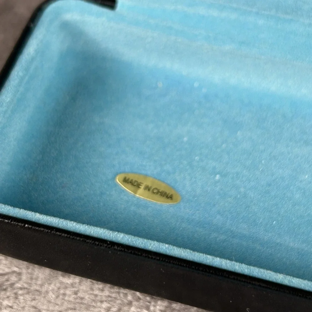 Ted Baker Brow Line Glasses Frames Only B237 Black W Blue 49-16 130mm With Case